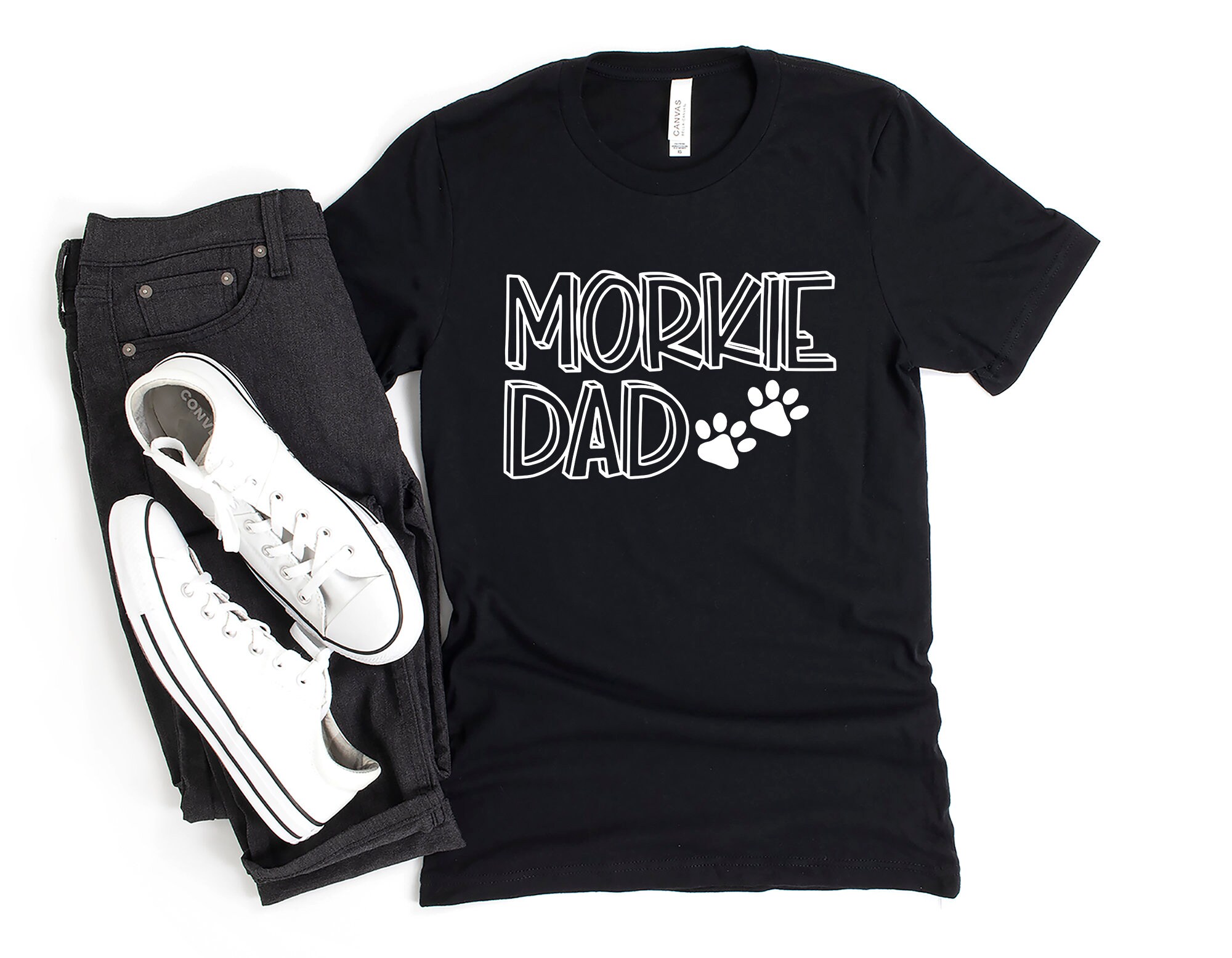 Morkie Dog Dad Shirt Morkie Dad Gift Dog Lover Shirt Morkie Etsy