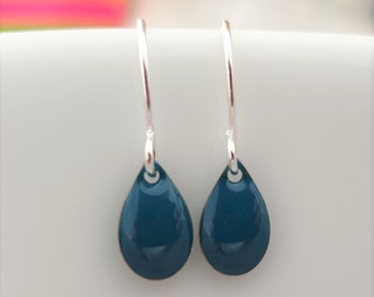 Pendientes esmaltados gota