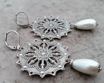 Earrings  filigree