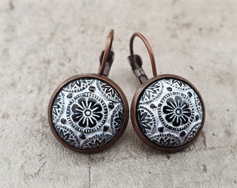 Earrings oriente negro