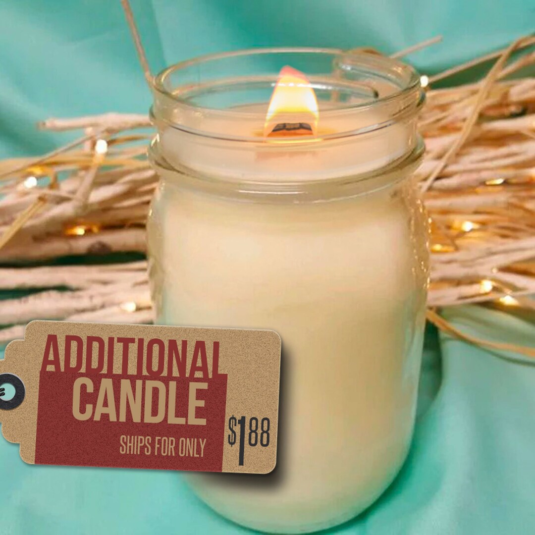 Wood Wick Wooden Wick 100 Soy Candle No Dye No Labels Just Great