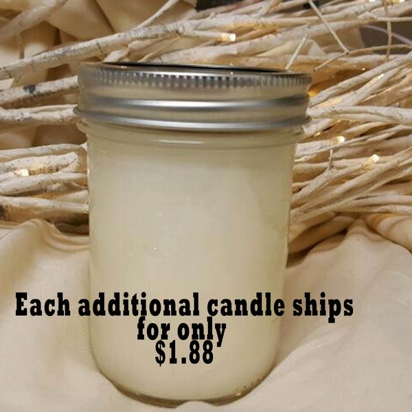 100% Soy Candle Choose Scent ~45 Scents ~ Max Scent Load~ Candles Handmade USA Burn Time Approx 80 Hours USA