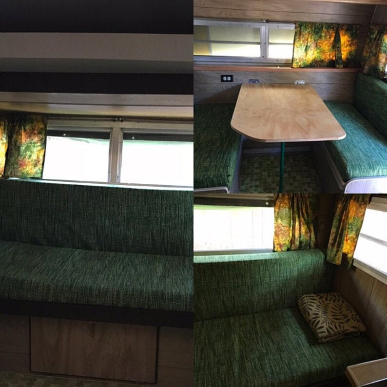 Ready to Ship Camper RV Tent Trailer Cushion Covers Etsy