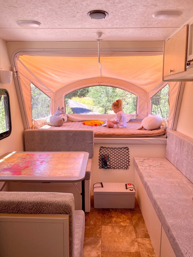 Custom order bench seat covers that transform your trailer Etsy
