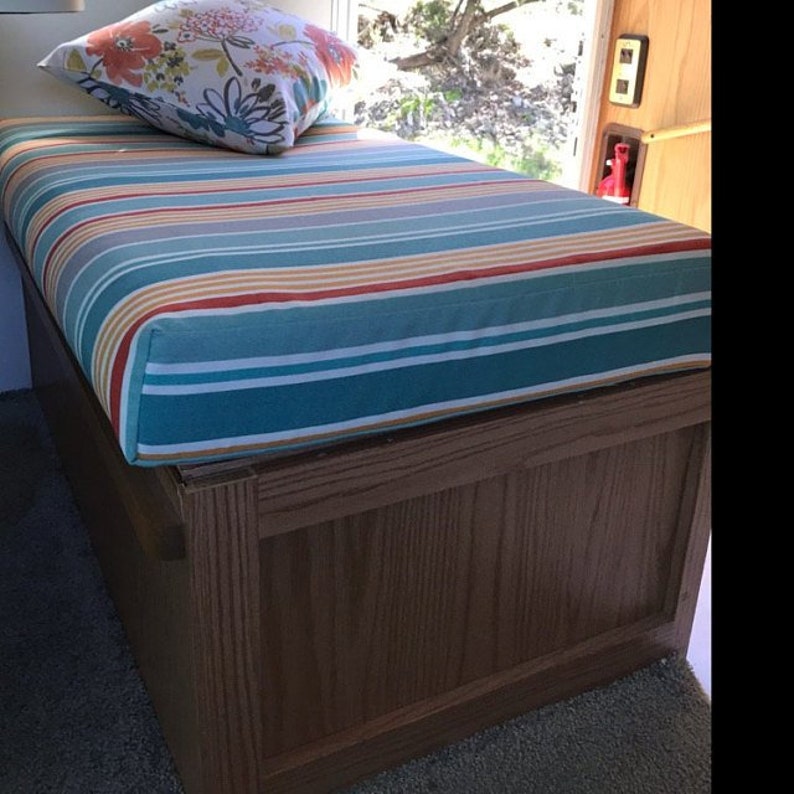 Custom order bench seat covers that transform your trailer Etsy