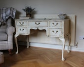 1930s Ladies writing desk dressing table. Distressed Waxed Aged.