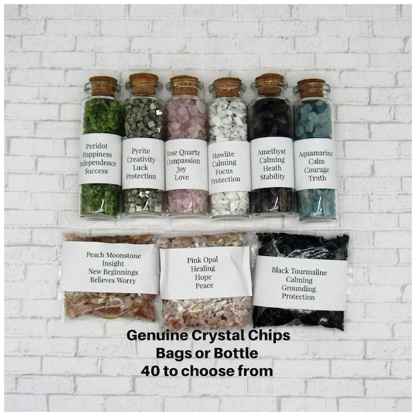 Crystal Chips Bulk Etsy