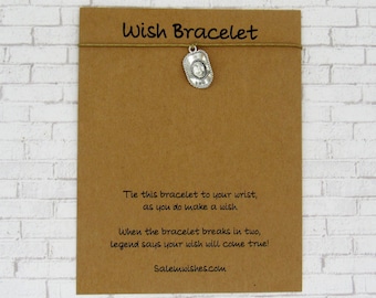Personalized Western Bracelet, Cowgirl Hat Wish Bracelet, Cowboy Hat Wish Bracelet, Cowgirl Gift, Cowboy Gift, Country Girl Gift, Country