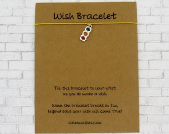 Crossing Guard Gift, Traffic Light Wish Bracelet, Crossing Guard Thank You Gift, Gift For School Crossing Guards, Traffic Light Gift