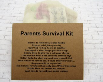 new mom survival kit funny