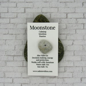 Rainbow Moonstone, Crystal, Moonstone Chips, Natural Moonstone, New Moon Intentions, Full Moon Wish, Moonstone Wish, Moon Wishing Bottle