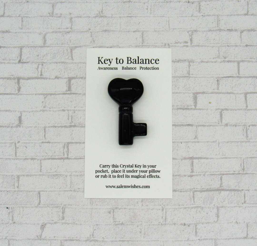 Balance Key, Attract Balance, Protection Gift, Manifesting Crystal ...