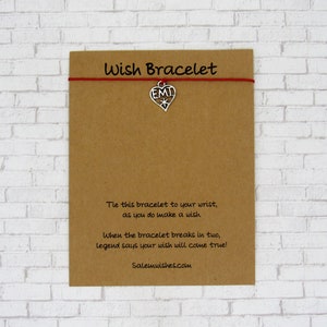 EMT Gift, Paramedic Gift,  EMT Wish Bracelet, EMT Thank You Gift, Paramedic Thank You, Emt Graduation Gift, Emt Bracelet