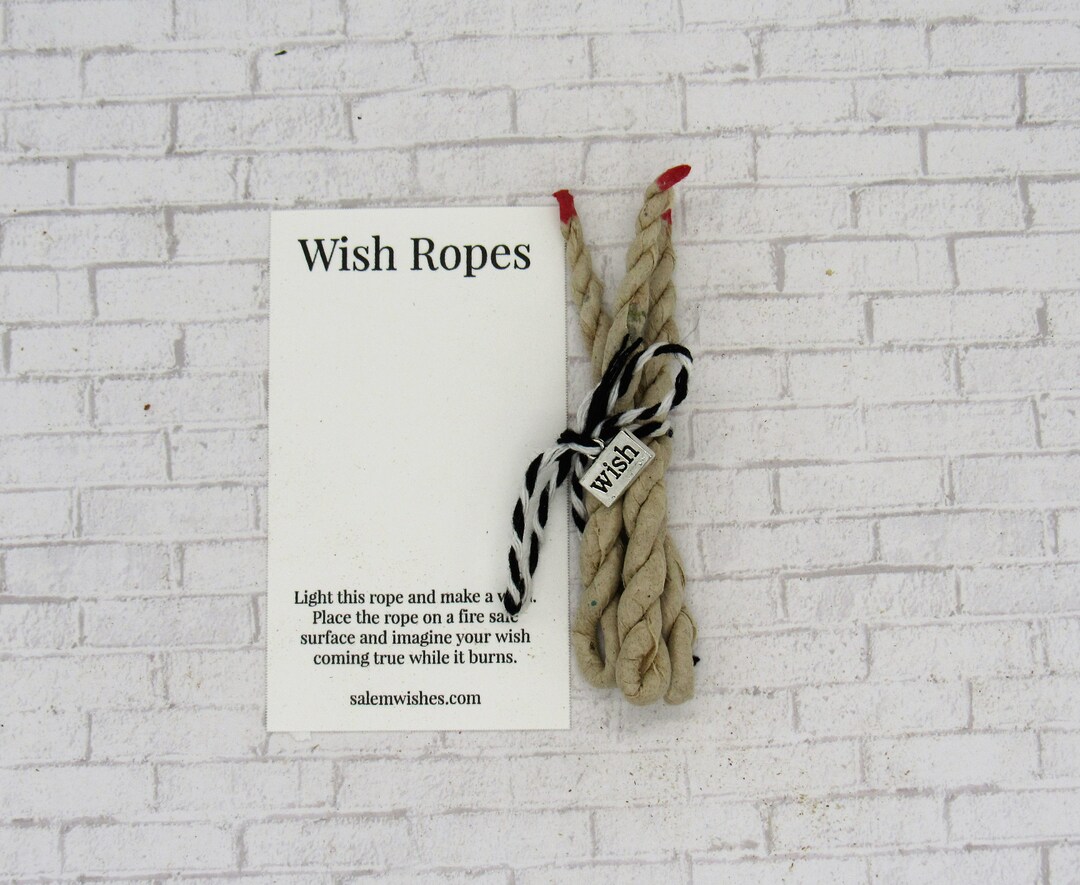 Easy to Use Sage, White Sage Rope, Wish Rope, Incense Rope, Manifesting ...