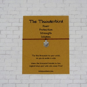 Thunderbird Bracelet, Wish Bracelet, Thunderbird Gift, Thunderbird Jewelry, Strength Gift, Protection Gift, Southwest Gift, Mythical Gift