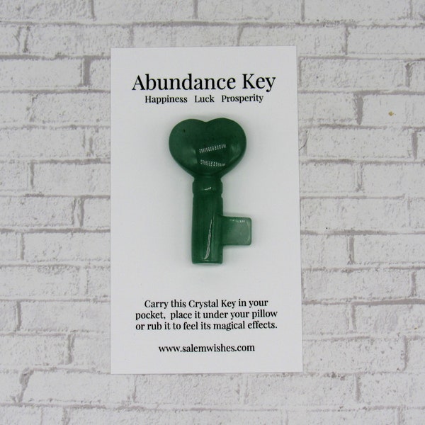 Abundance Key, Attract Abundance, Attract Luck, Prosperity, Manifesting Crystal, Manifest Wealth, Money Magic, Money, Attract Good Fortune