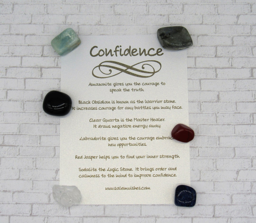 Confidence Crystal Set, Self Confidence Crystals, Selflove Crystals