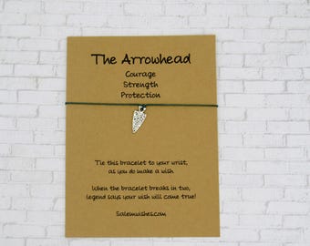 Arrowhead Wish Bracelet, Southwestern Gift