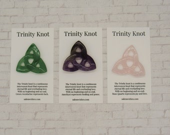 Trinity Knot, Luck of the Irish, Irish Gift, Irish Knot, Love knot, Attract Luck, Prosperity, Attract God fortune, Triquetra, Celtic Gift