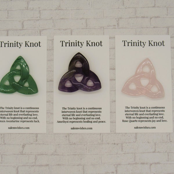 Trinity Knot, Luck of the Irish, Irish Gift, Irish Knot, Love knot, Attract Luck, Prosperity, Attract God fortune, Triquetra, Celtic Gift