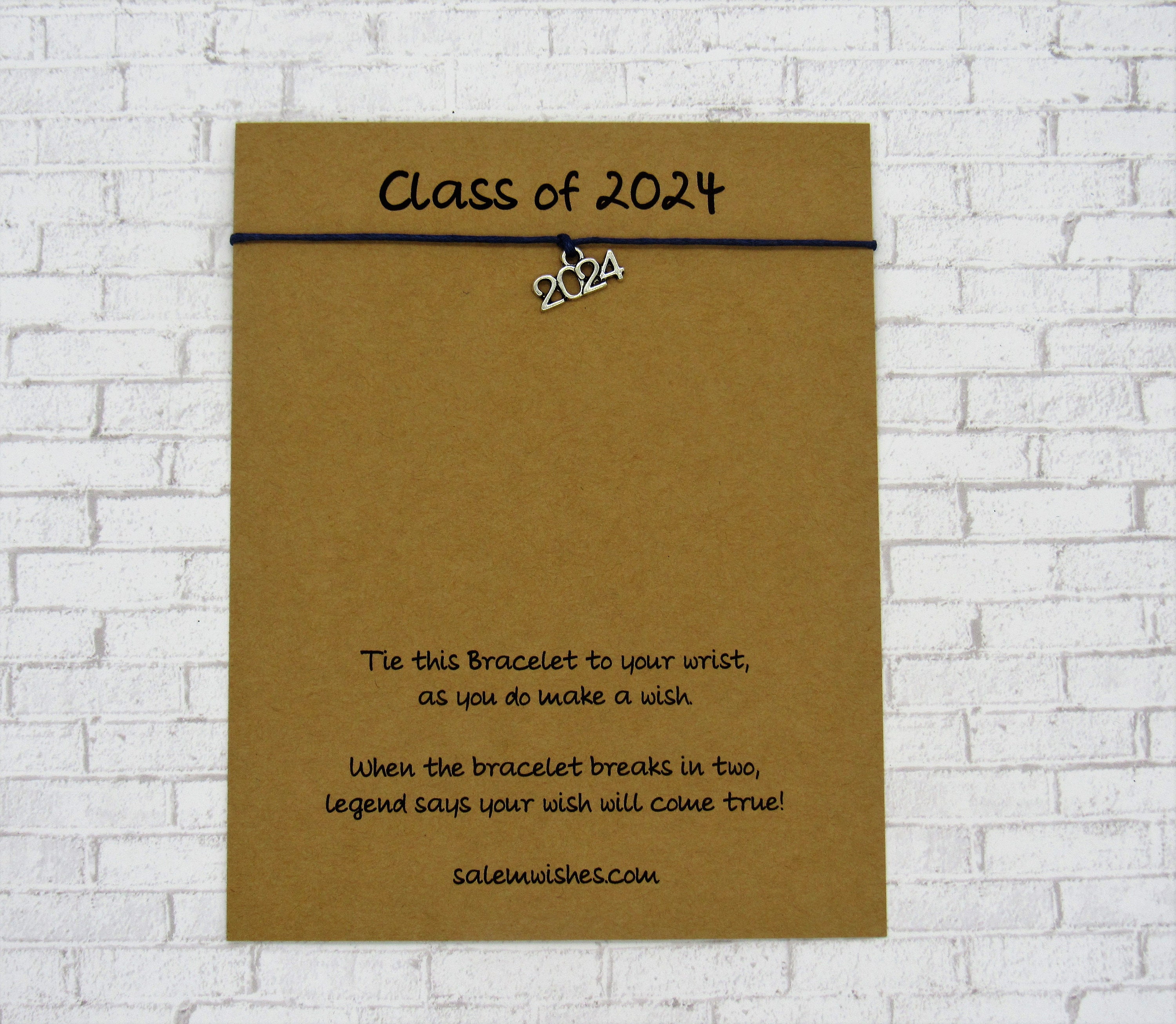Class of 2024 Gift Class of 2024 Wish Bracelet 2024 Gift Etsy UK