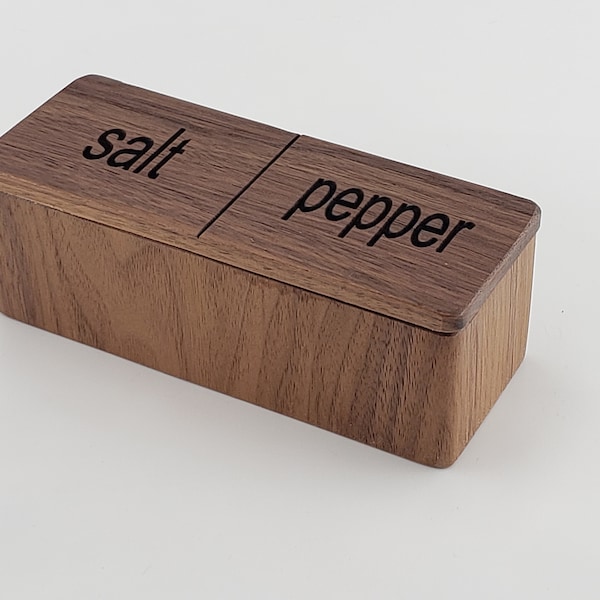 Salt and Pepper Cellar With Lid Etsy