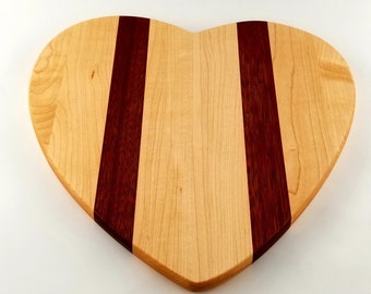 Valentines Day, Heart, Wooden Cutting Board, Serving Tray, Gift, Charcuterie Board