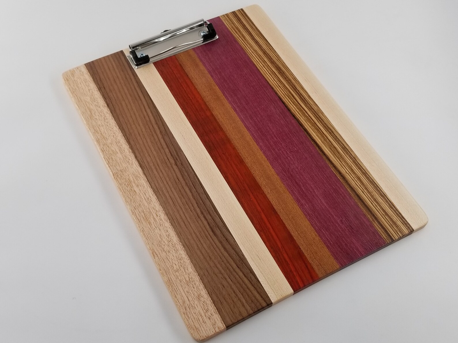 Wood Clipboard Wooden Clipboard Exotic Hardwood Etsy