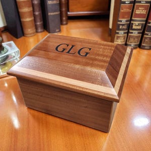 Wood Urn for Adults, Cremation Box, Urns for Human Ashes