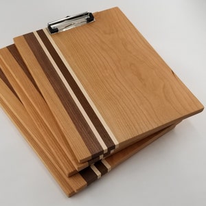 Wood Clipboard, Wooden Clipboard, Exotic Hardwood, Personalized, Home Office, Office Supplies, Gift, Clipboard