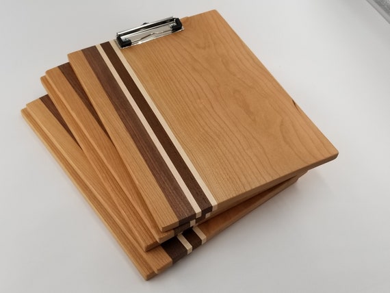 Wood Clipboard, Wooden Clipboard, Exotic Hardwood, Personalized