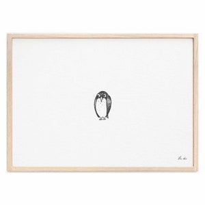 Art Print Penguin Drama by Ligarti