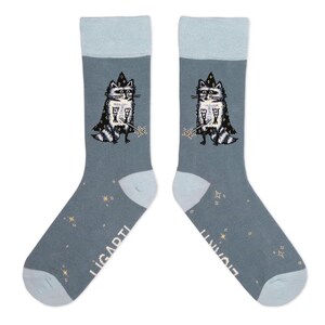Socken | "Zaubär"| Bunte, lustige Socken aus Baumwolle | Made in EU | Gemusterte Strümpfe | Unisex