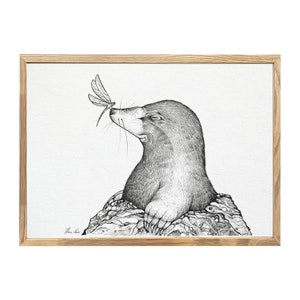 Impresión de arte [Papel Premium] | »Malvina« | A4, A3 o A2 | Murales | Pósters | Arte
