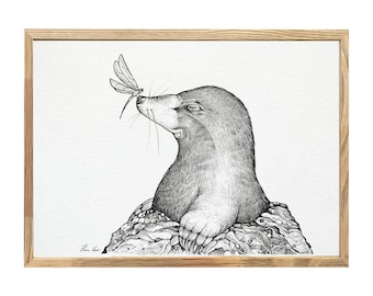 Art Print [Premium Paper] | »Malwina« | A4, A3 or A2 | Wall Art | Poster | Art