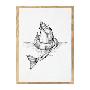 Impresión de arte [Papel Premium] | »Berndo« | A4 o A3 | Murales | Pósters | Arte