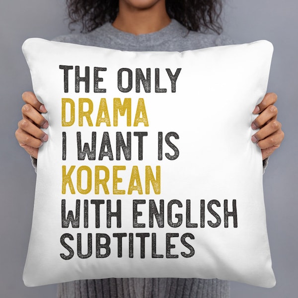 Korean Pillow Etsy