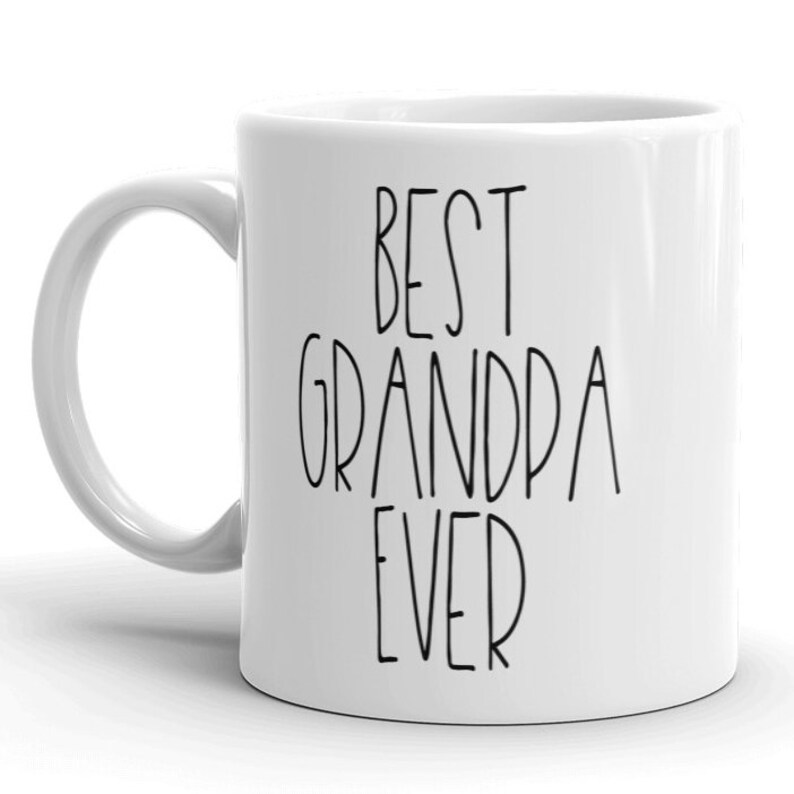 Best Grandpa Ever MUG V2 Grandpa Gift Idea First Time Etsy