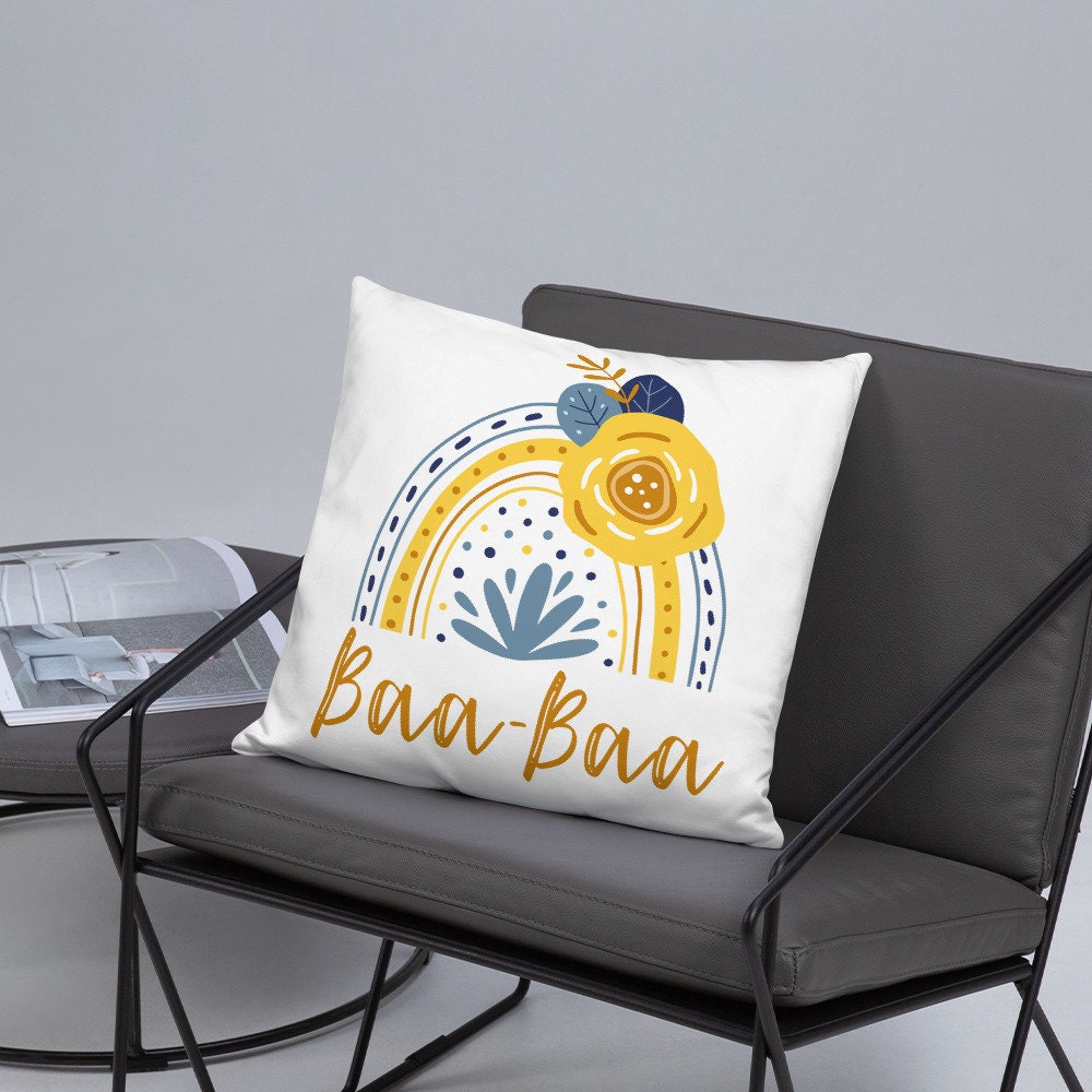 Home & Living Home Décor pregnancy reveal Japanese Grandma gift 18x18