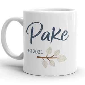 Pake est 2021 MUG vT, Frisian Grandpa, Choose Year or No Year, gift ideas, first time pregnancy reveal to be, new baby announcement