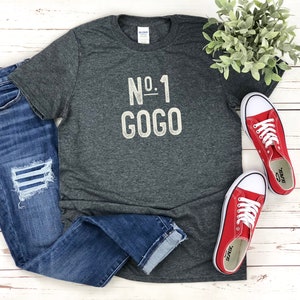 No1 Gogo SHIRT, Best Gogo Ever, Pregnancy Announcement, Grandma Gifts, Grandparents Pregnancy Reveal, Baby Announcement