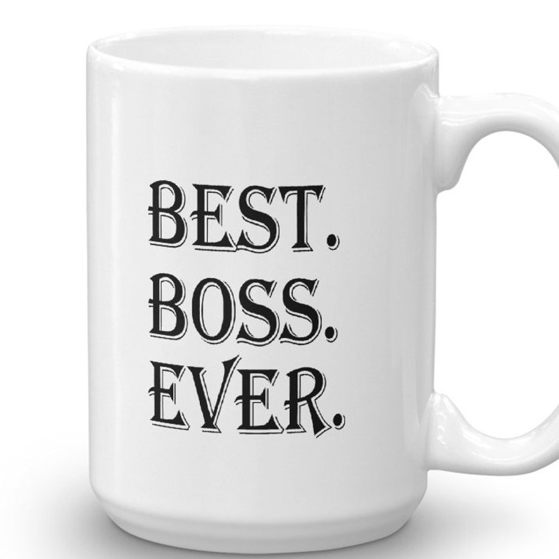 Best Boss Ever MUG V3 Boss Gift Idea Coworker Gifts Etsy