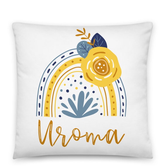Uroma PILLOW vRB 18x18 Throw Pillow baby announcement German Great Grandma gift Grandmother gifts for her pregnancy reveal