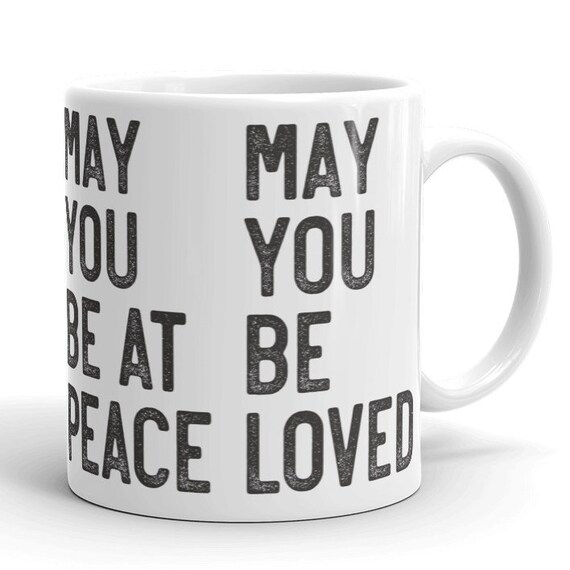Lovingkindness Meditation Mug Vw Full May You Be Well Happy Etsy