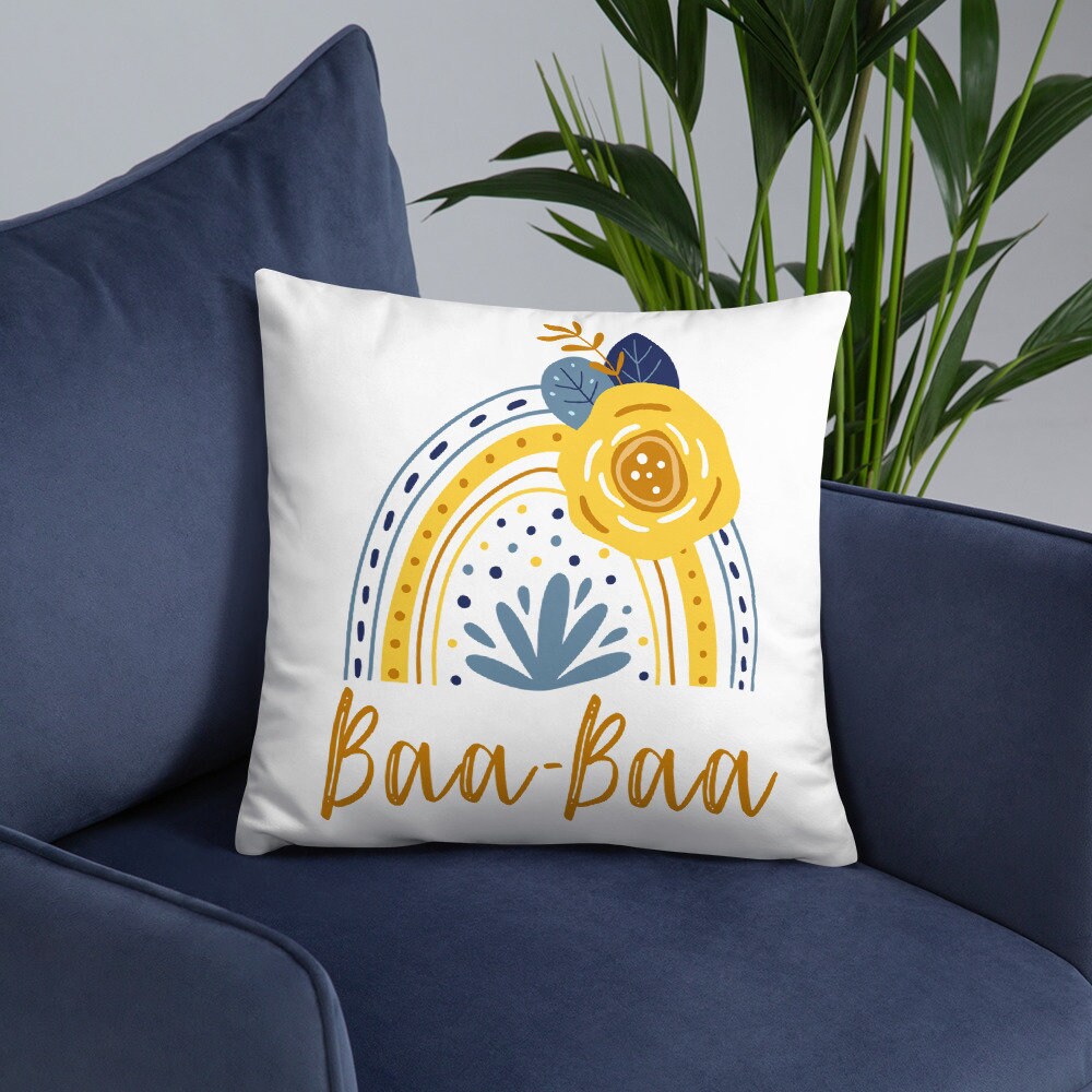 Home & Living Home Décor pregnancy reveal Japanese Grandma gift 18x18