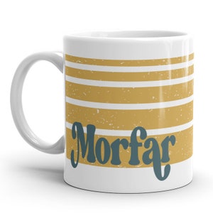 Retro Morfar MUG vYB, Morfar Gift Ideas, Grandpa Mugs, pregnancy reveal, baby announcement, pregnancy announcement, Father&#39;s Day Gifts