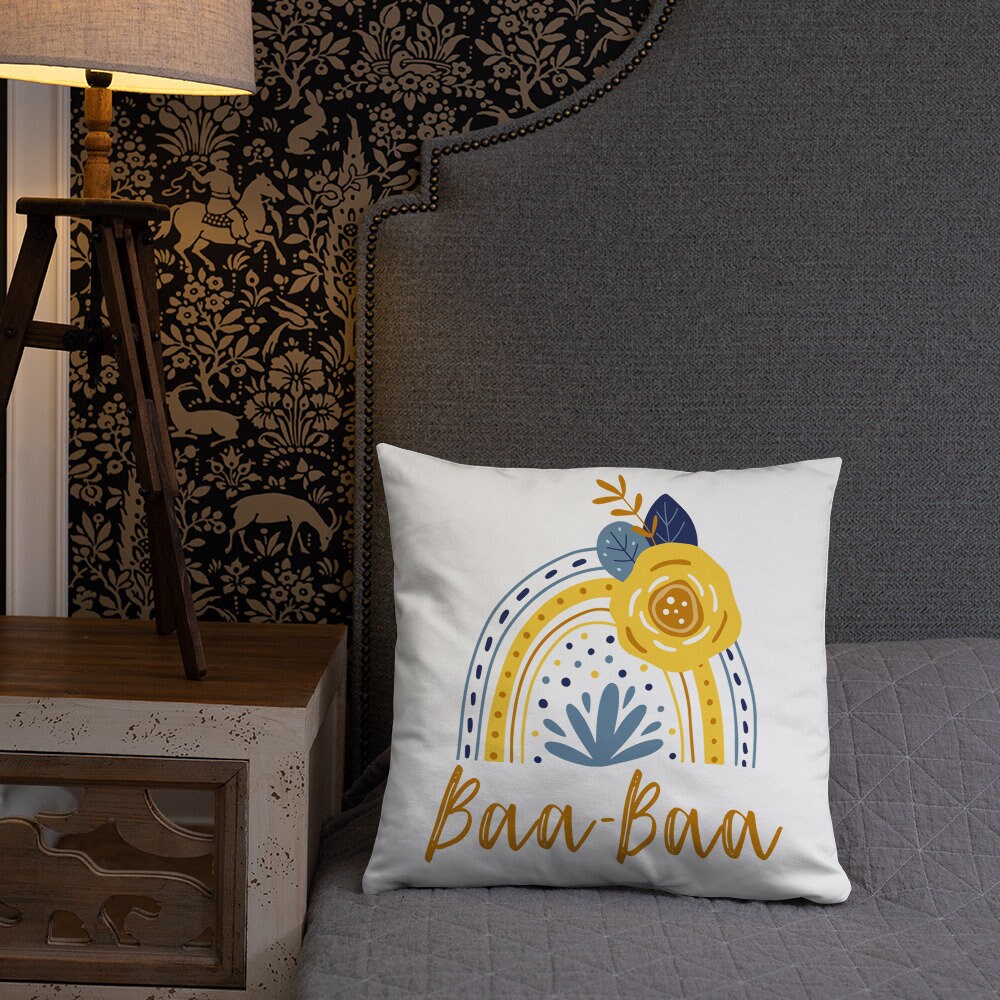 Home & Living Home Décor pregnancy reveal Japanese Grandma gift 18x18