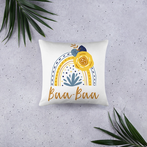 Home & Living Home Décor pregnancy reveal Japanese Grandma gift 18x18