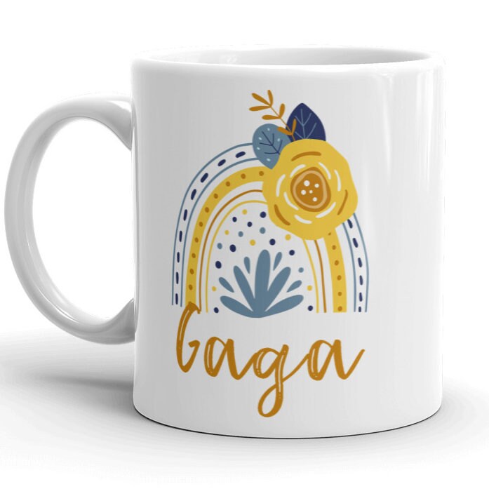Gaga Rainbow MUG vRB, Grandma Gift Idea, Best, pregnancy reveal, baby announcement, grandmother to be, new grandma gifts