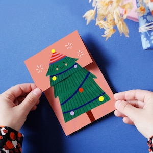 Folding card | Christmas card Great Christmas to open up